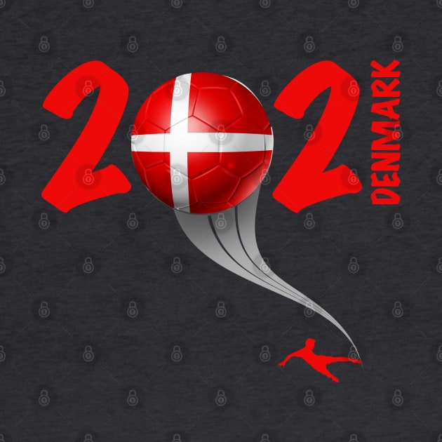 Denmark Euro Soccer 2021 by DesignOfNations